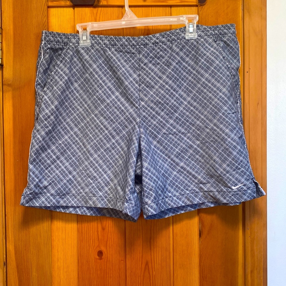 Nike Dri-Fit Shorts, Navy/White, Men’s Large